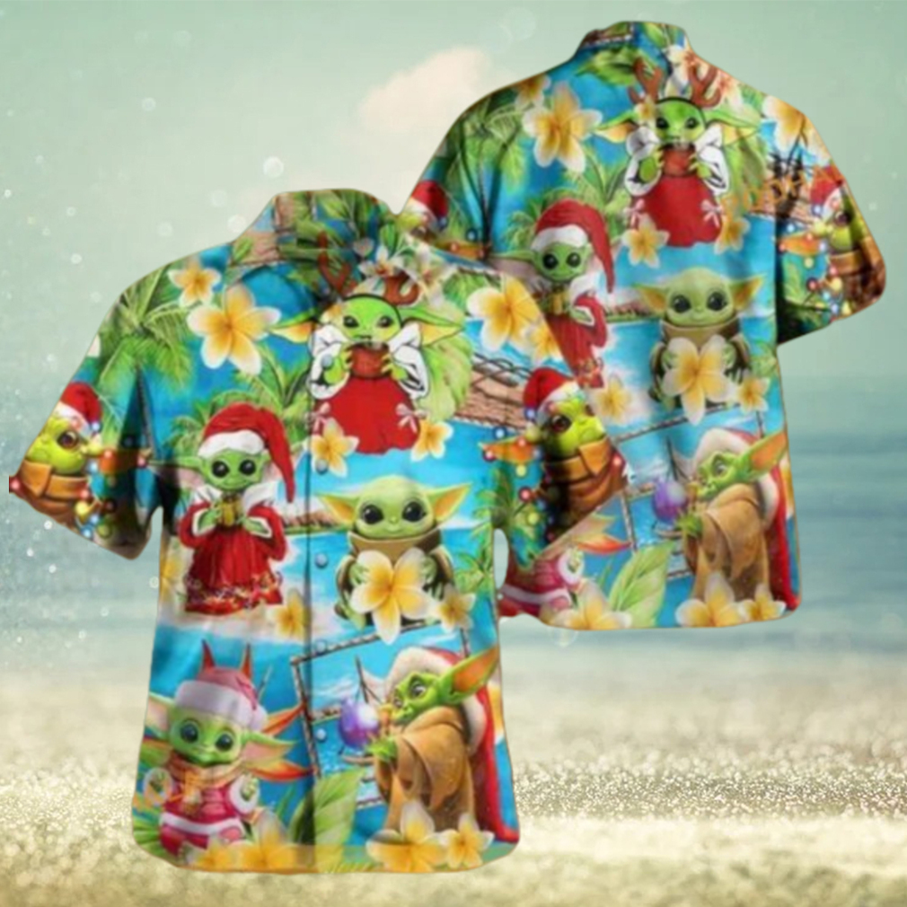 Yoda’s Merry Christmas Hawaiian Shirt, Funny Xmas Gifts Yoda’s Merry Christmas Hawaiian Shirt, Funny Xmas Gifts