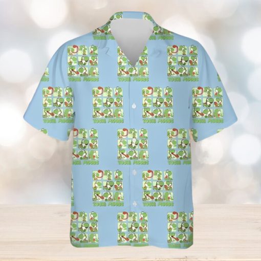 Yoshi Moods Super Mario Bros Movie Hawaiians Shirt