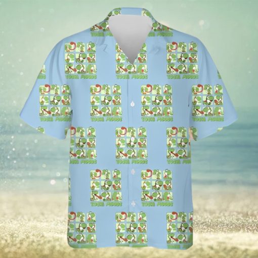 Yoshi Moods Super Mario Bros Movie Hawaiians Shirt