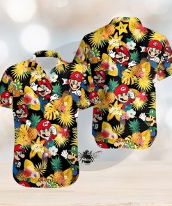 Yoshi Super Mario Movie Character Hawaiian Shirt