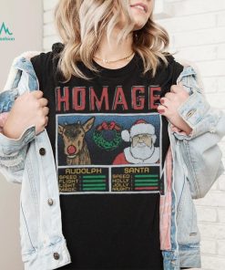Youth Christmas Jam Rudolph And Santa Shirt