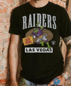 Youth TMNT Donatello x Las Vegas Raiders NFL Nickelodeon T Shirt
