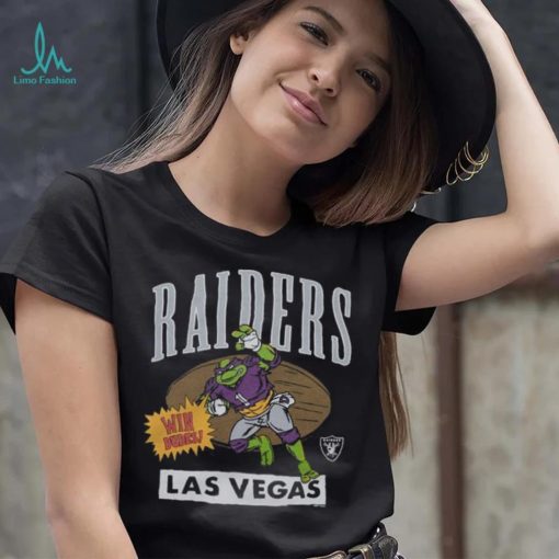 Youth TMNT Donatello x Las Vegas Raiders NFL Nickelodeon T Shirt