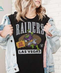 Youth TMNT Donatello x Las Vegas Raiders NFL Nickelodeon T Shirt