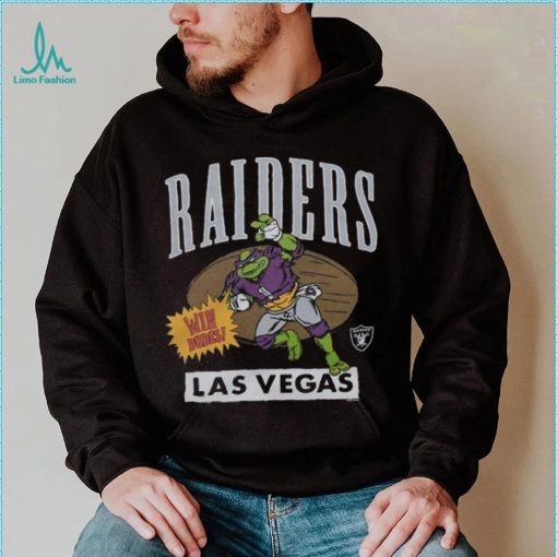 Youth TMNT Donatello x Las Vegas Raiders NFL Nickelodeon T Shirt