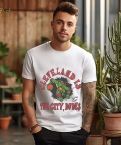 Youth TMNT x Cavs Cleveland Is The City Dudes Shirt