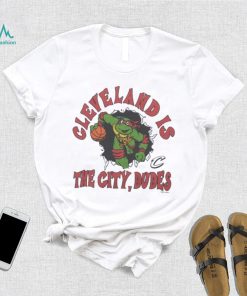 Youth TMNT x Cavs Cleveland Is The City Dudes Shirt