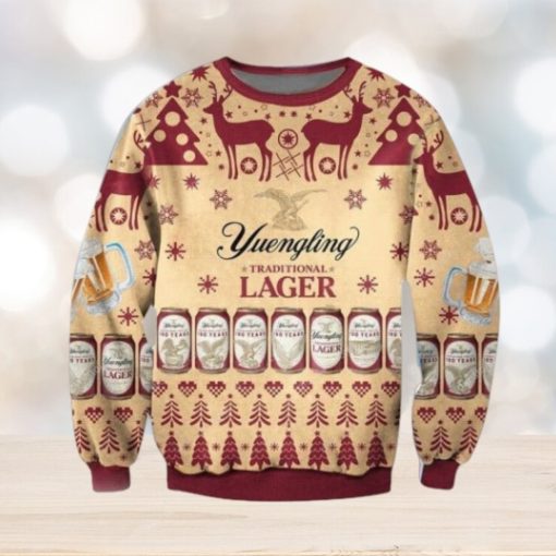 Yuengling Traditional Lager Ugly Christmas Sweater, Xmas Sweatshirt Gifts