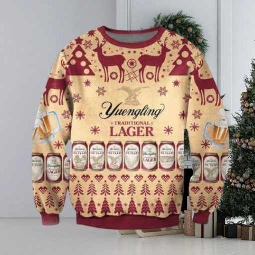 Yuengling Traditional Lager Ugly Christmas Sweater, Xmas Sweatshirt Gifts