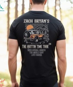 Zach Bryan The Quittin Time Tour 2024 Front And Back Shirt Vintage Country Music Sweatshirt T Shirt