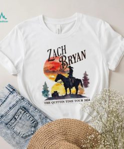 Zach Bryan The Quittin Time Tour 2024 Sunset T shirt