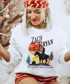 Zach Bryan The Quittin Time Tour 2024 Sunset T shirt