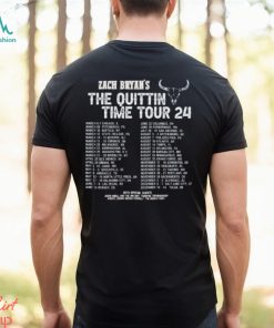 Zach Bryan The Quitting Time Tour 2024 Shirt