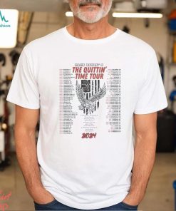 Zach Bryan Tour Presale 2024 Unisex Sweatshirt, The Quittin Time 2024 Tour Dates Shirt