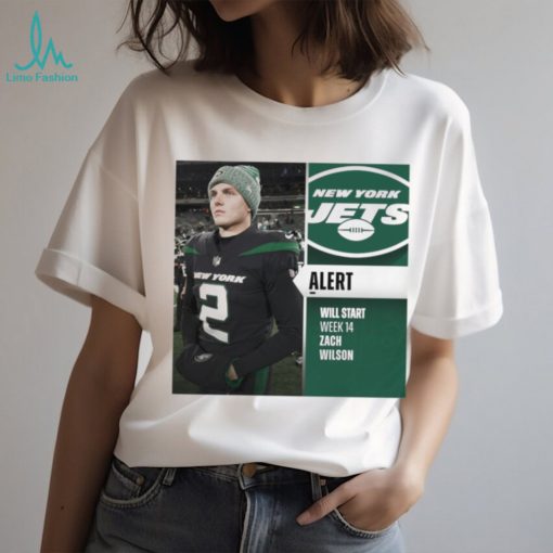 Zack Wilson will start week 14 shirt