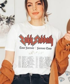 Zakk Sabbath Tour Forever Forever Tour 2024 shirt