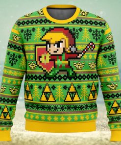 Zelda Holiday Link Ugly Christmas Sweater