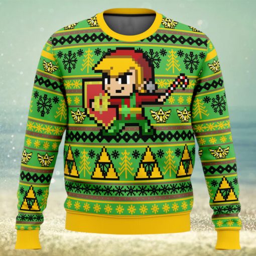 Zelda Holiday Link Ugly Christmas Sweater