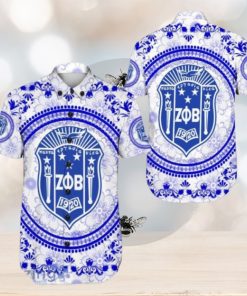 Zeta Phi Beta Floral Pattern Hawaiian Shirt For Men And Women