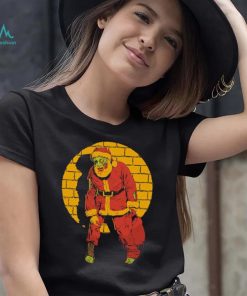 Zombie Hat Santa Merry Christmas Shirt