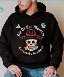 adidas Adult Mexico 2024 Day of the Dead Skull Black Shirt