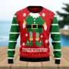 Blatz Beer Logo Snowflakes Knitted Ugly Xmas Sweater