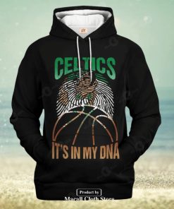 boston celtics its in my dna black jogger design hoodie sweatshirt 3d