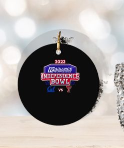 california golden bears vs texas tech red raiders 2023 independence bowl ornament Circle