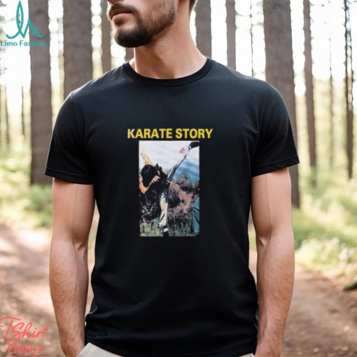hockey karate story t shirt black