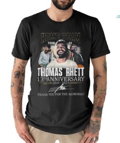 home team tour 23 thomas rhett 13th anniversary 2010 2023 thank you for the memories t shirt 1 Y3iX0 600x714