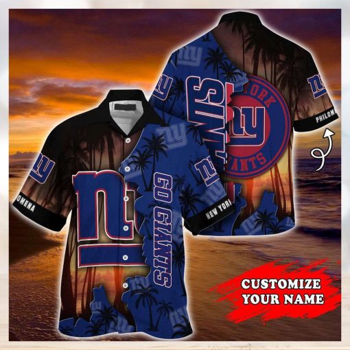 new york giants nfl customized summer hawaii shirt for sports enthusiasts tu28007