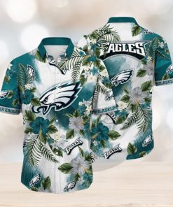 nfl philadelphia eagles hawaii shirt flower trendy floral tops lm3ki