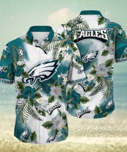 nfl philadelphia eagles hawaii shirt flower trendy floral tops lm3ki