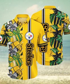 nfl pittsburgh steelers hawaii shirt flower chic aloha fashion yxva8