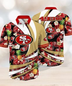 nfl san francisco 49ers hawaii shirt flower classic hawaiian prints qg6sq