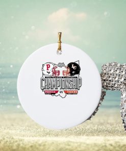 official perry pirates vs liberty center tigers 2023 division v football championship ornament Circle