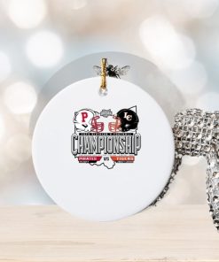 official perry pirates vs liberty center tigers 2023 division v football championship ornament Circle