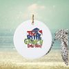 the buffalo bills x grinch lives here christmas ornament Circle