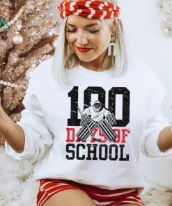 100 Days Of School Ice Hockey Sport Student Teacher Shirt, hoodie, sweater, long sleeve and tank top 100 Days Of School Ice Hockey Sport Student Teacher Shirt