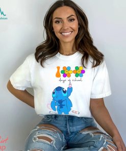 100 Days Of School Stitch Drawing Shirt