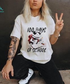 100 Days Of School T Rex With Glasses Shirt
