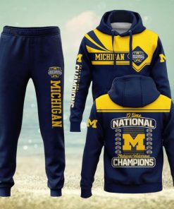 12 Time National Champions Michigan Wolverines College Football Playoff 2023 Hoodie
