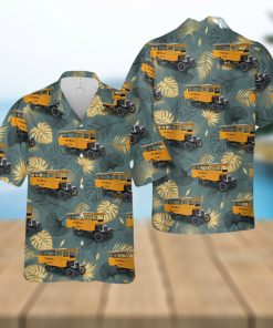 1927 Blue Bird No. 1 School Bus Aloha Hawaiian Shirt