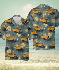 1927 Blue Bird No. 1 School Bus Aloha Hawaiian Shirt