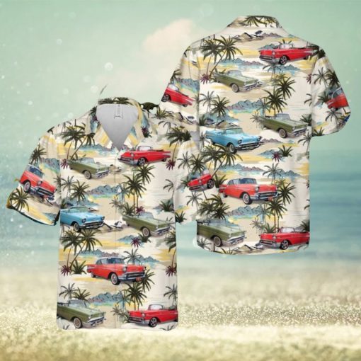 1957 Chevrolet Bel Air Convertible Aloha Hawaiian Shirt