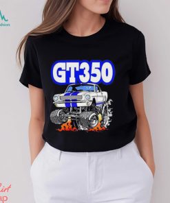 1965 1966 Shelby Gt350 Mustang Classic Cartoon Muscle Car Full Color Design T Shirt