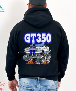1965 1966 Shelby Gt350 Mustang Classic Cartoon Muscle Car Full Color Design T Shirt