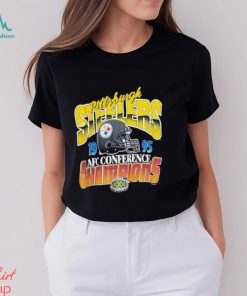 1995 NFL Super Bowl Champions Pittsburgh Steelers T Shirt in Black shirt