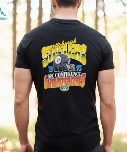 1995 NFL Super Bowl Champions Pittsburgh Steelers T Shirt in Black shirt