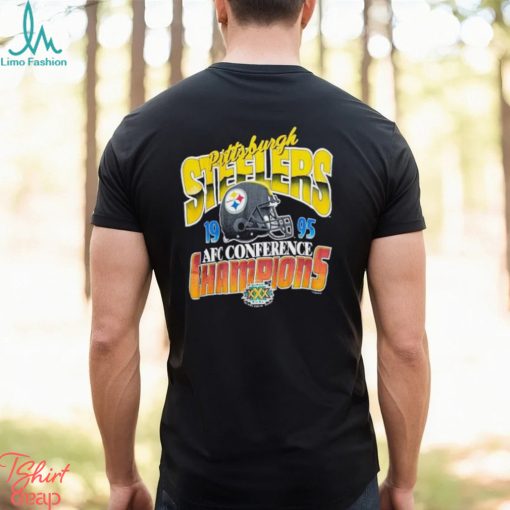 1995 NFL Super Bowl Champions Pittsburgh Steelers T Shirt in Black shirt